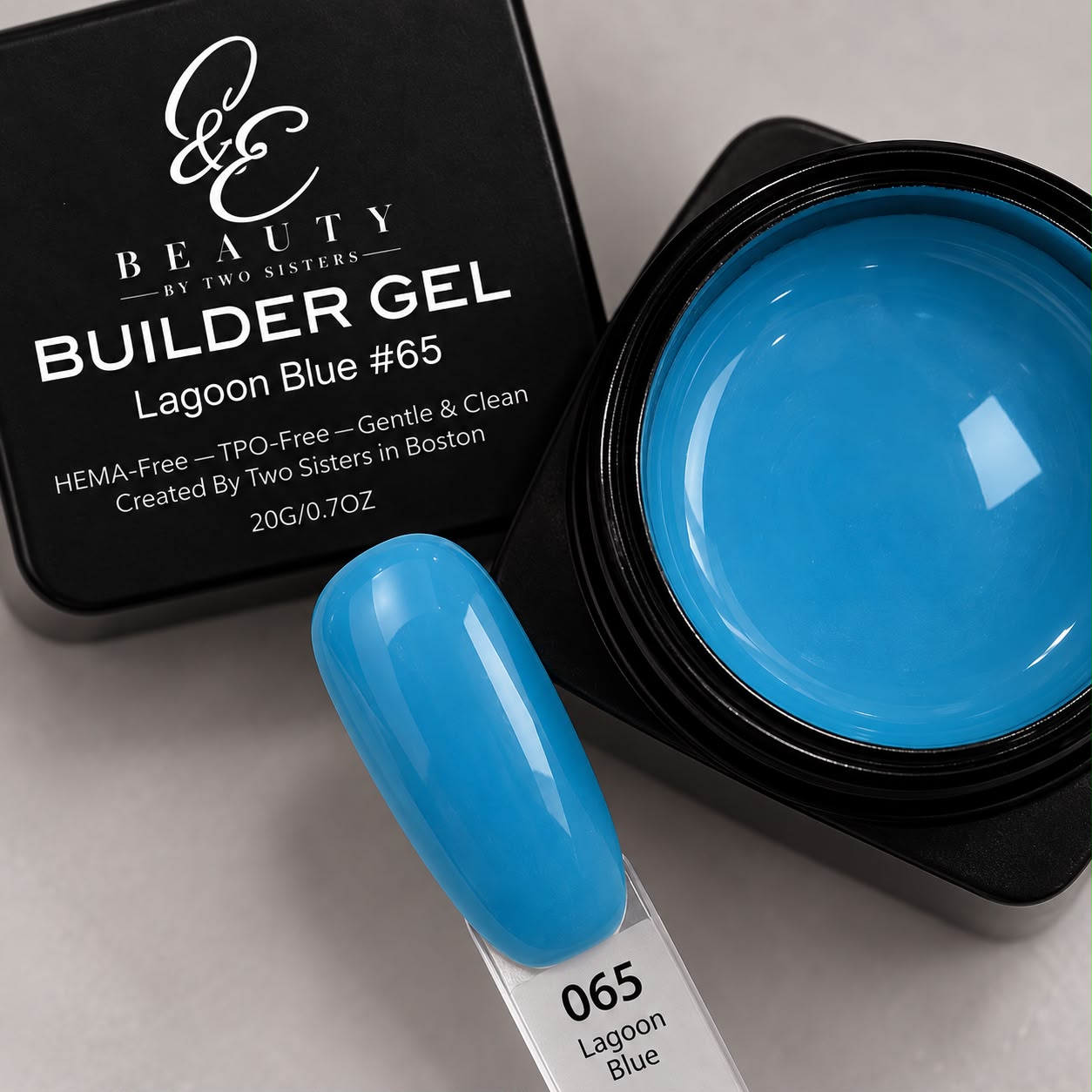 Lagoon Blue on nails