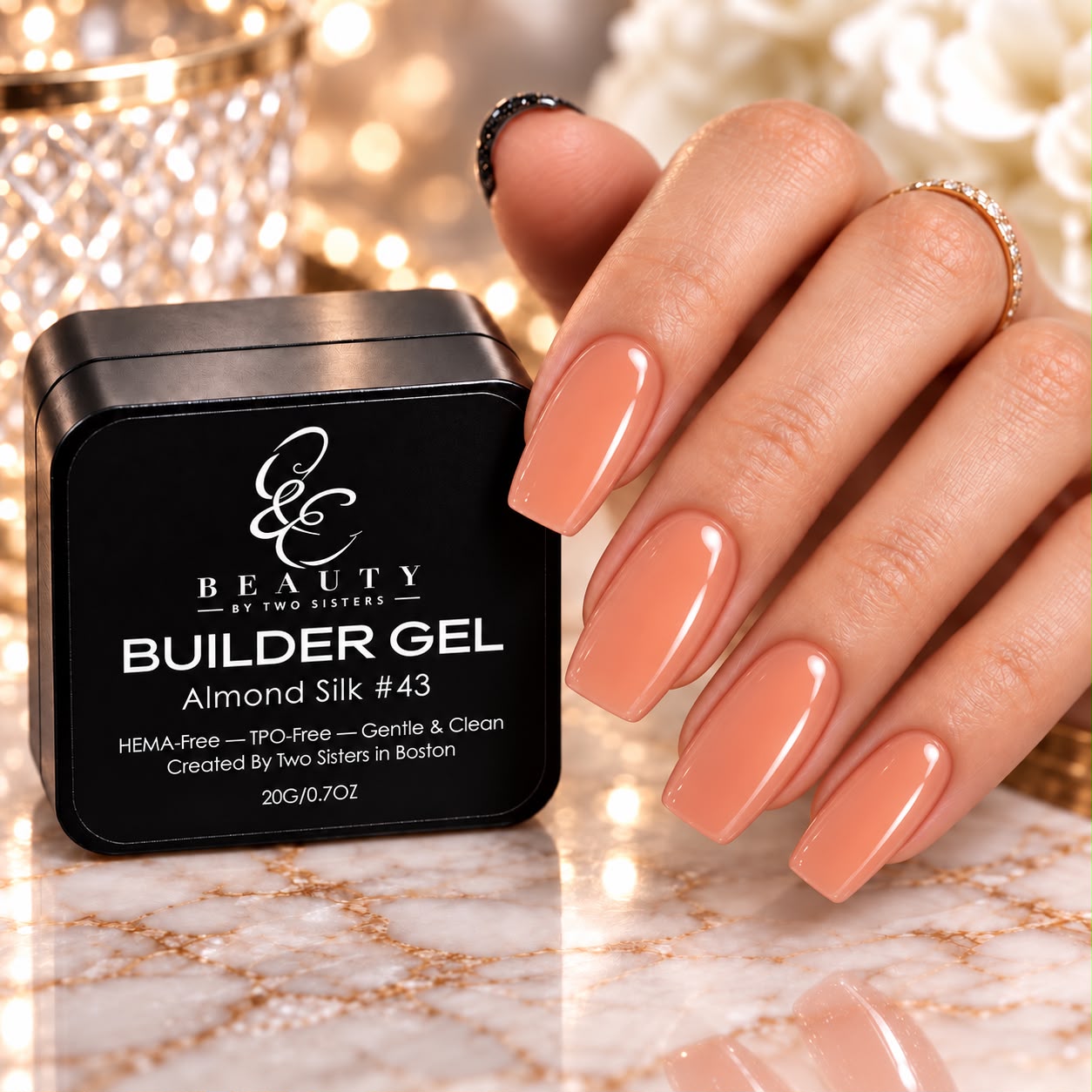 Almond Silk on nails