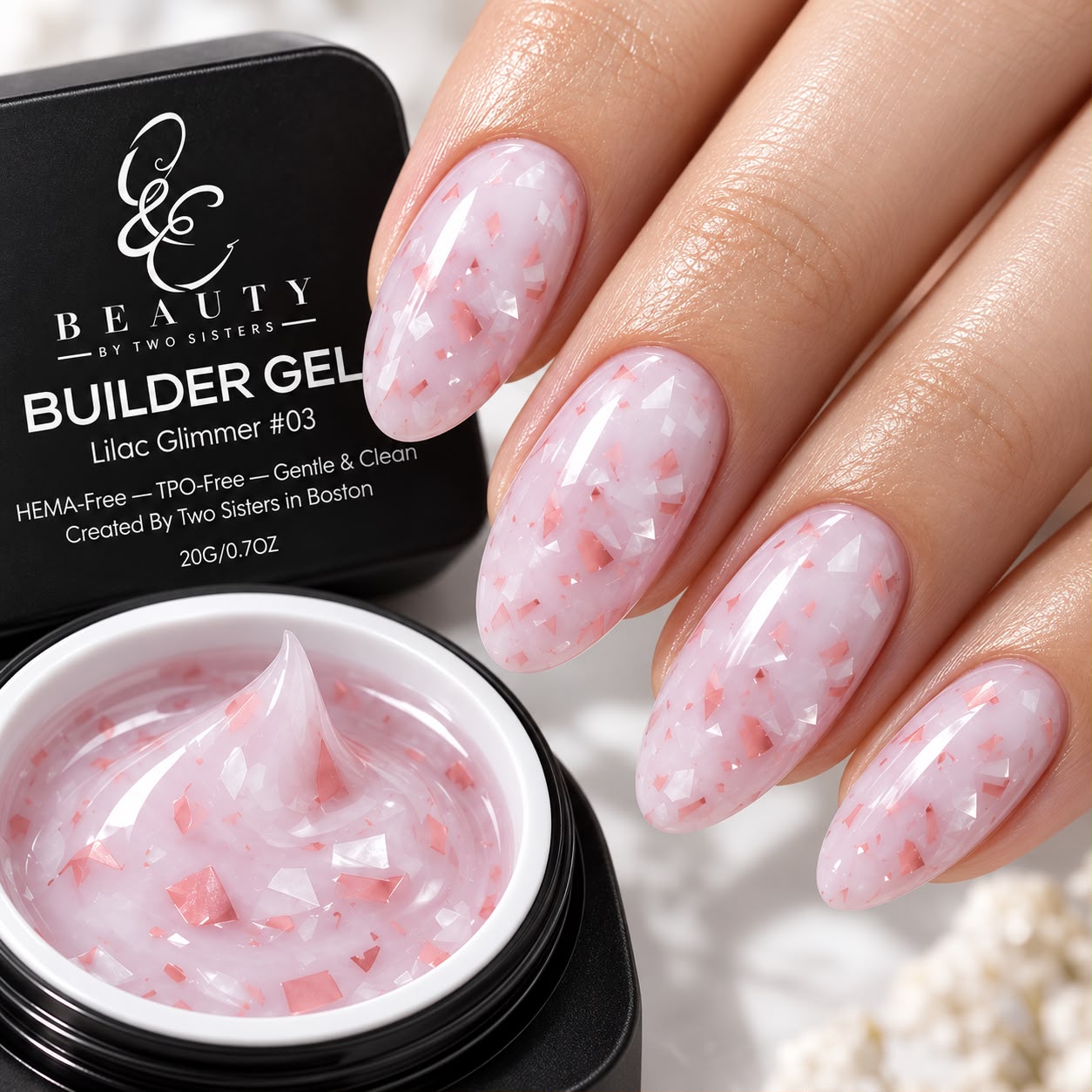 Lilac Glimmer on nails