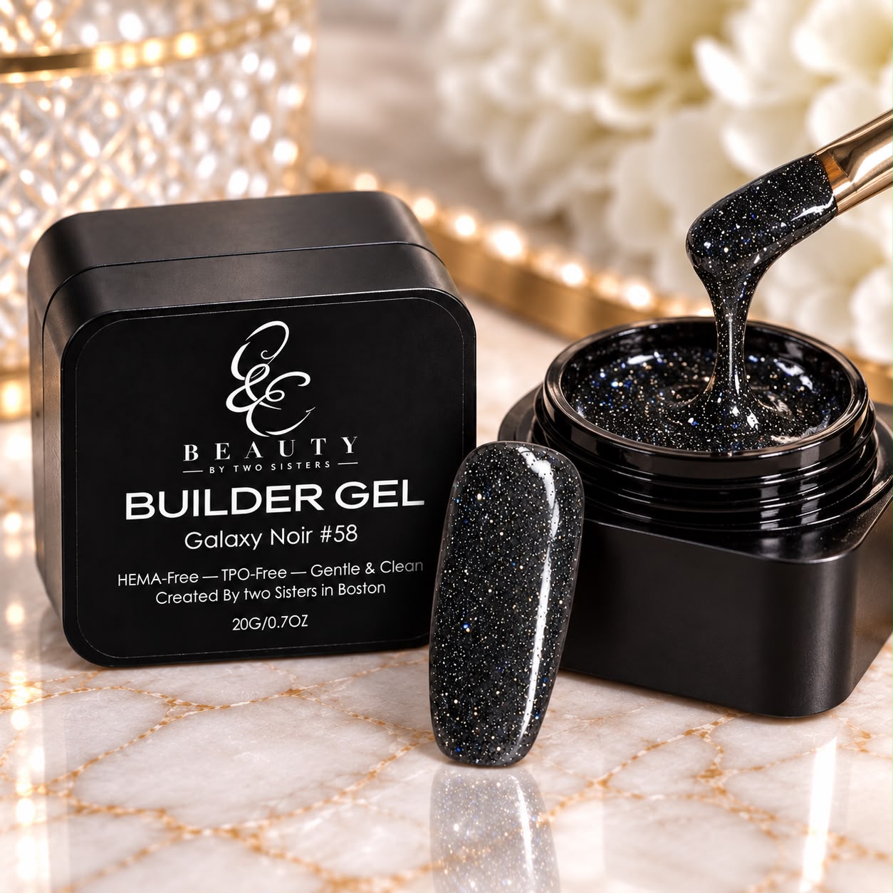 Galaxy Noir builder gel