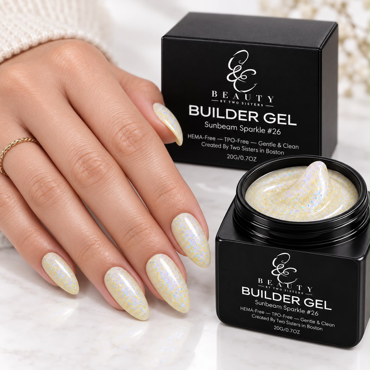 Sunbeam Sparkle on nails