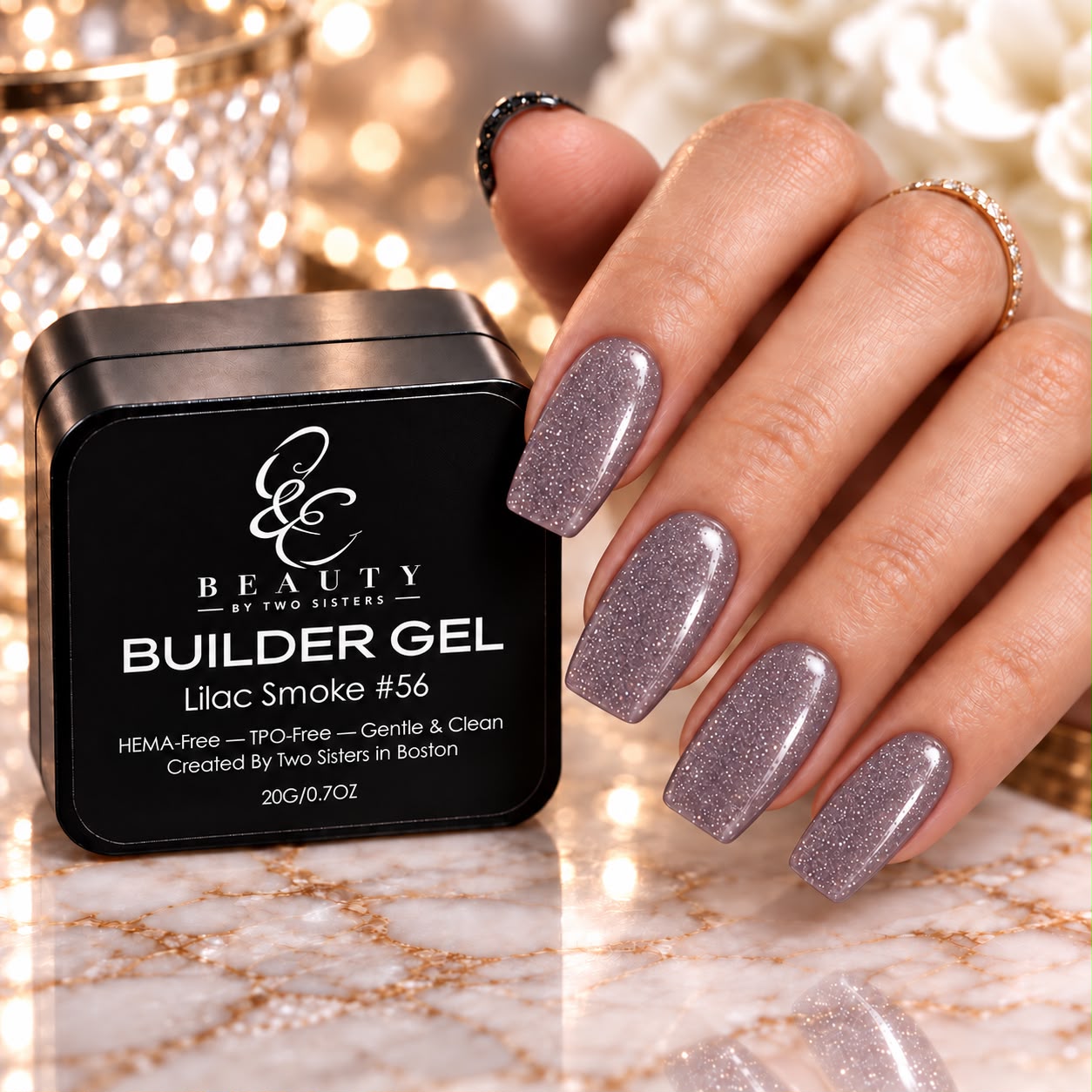 Lilac Smoke on nails