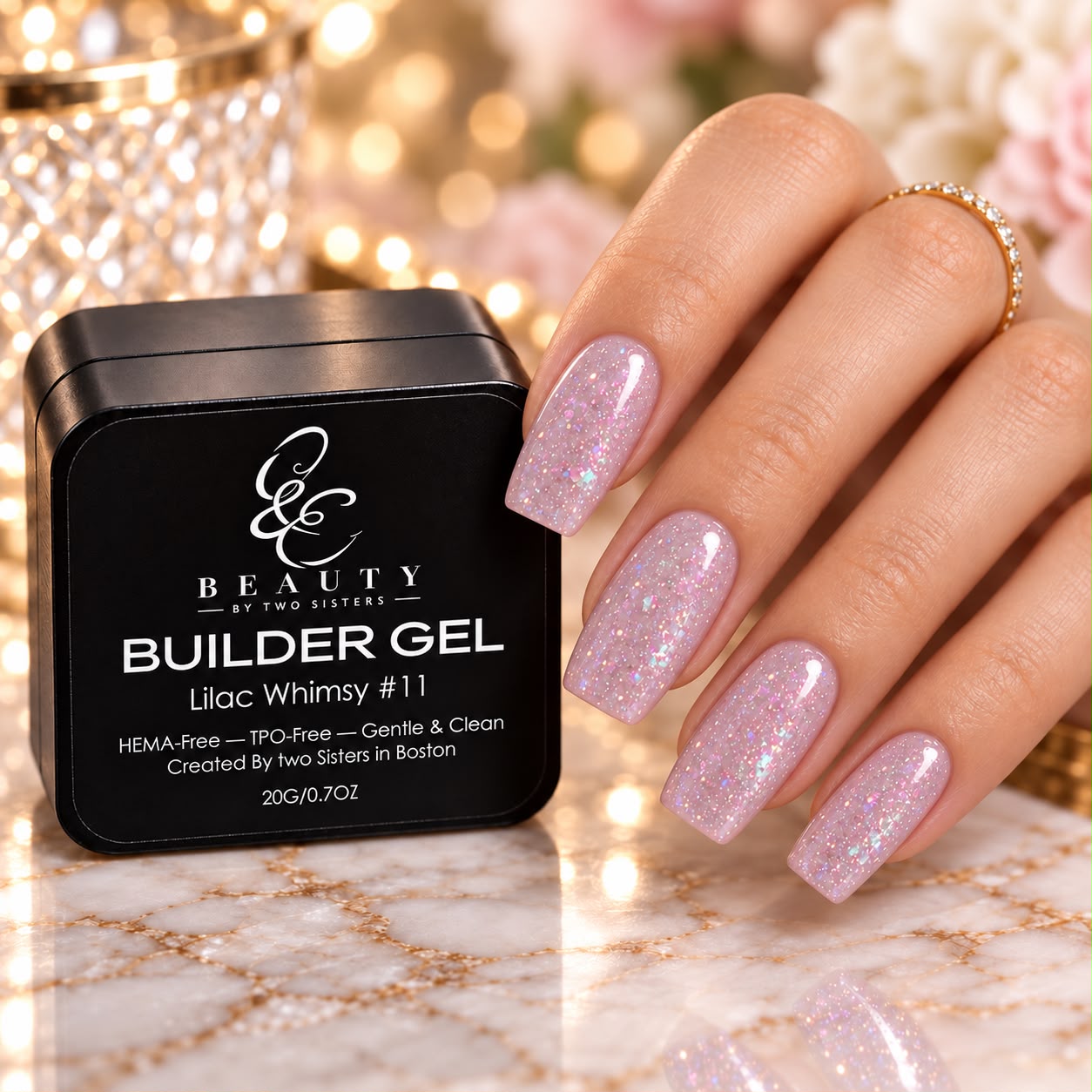 Lilac Whimsy on nails