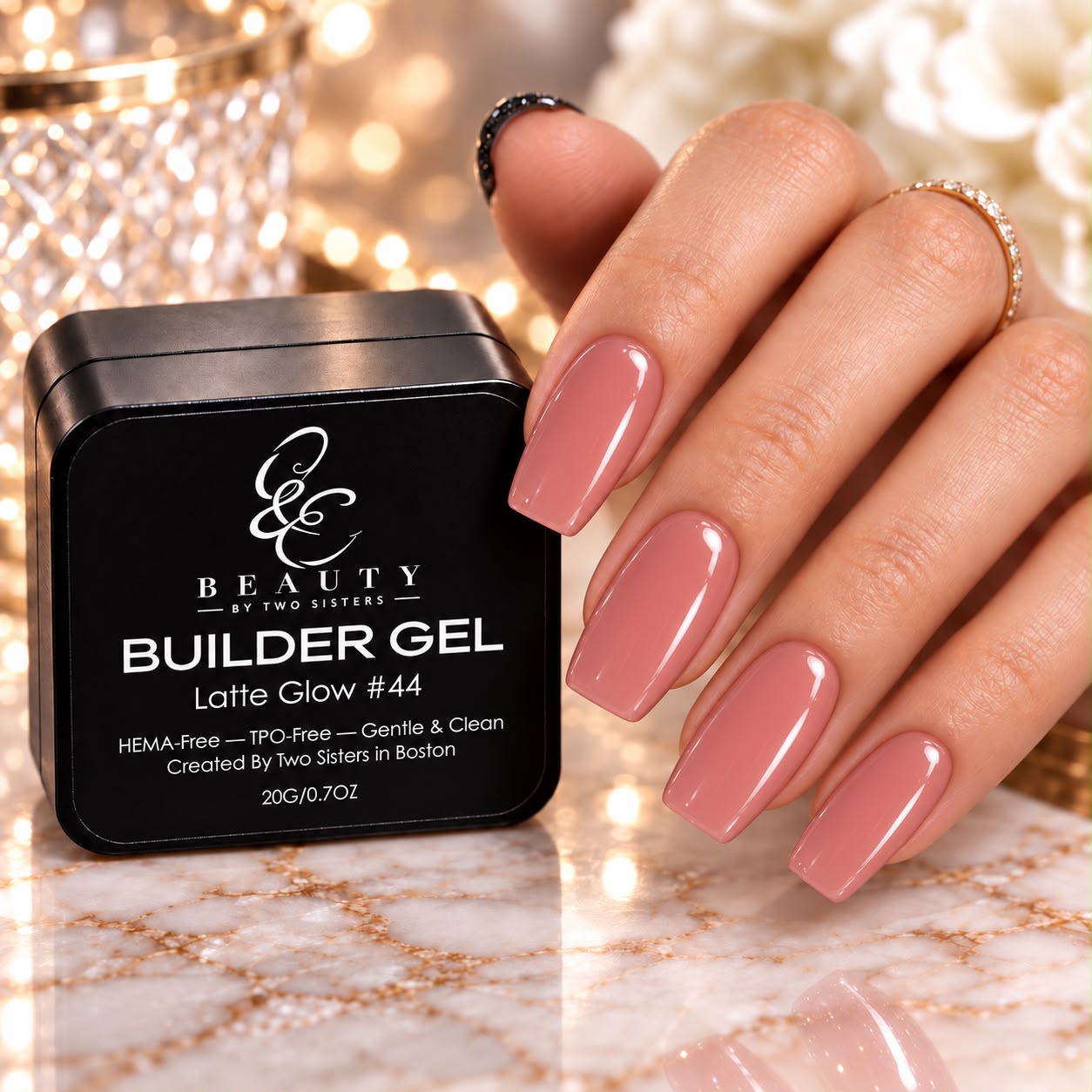 Latte Glow on nails